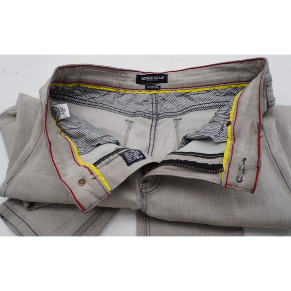 Sherman Morgan St. Johns Jeans 34x30 Straight Slim St John Stretch Distressed - Picture 4 of 10